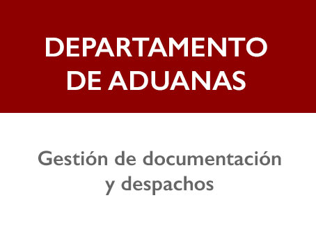 DEPARTAMENTO ADUANAS